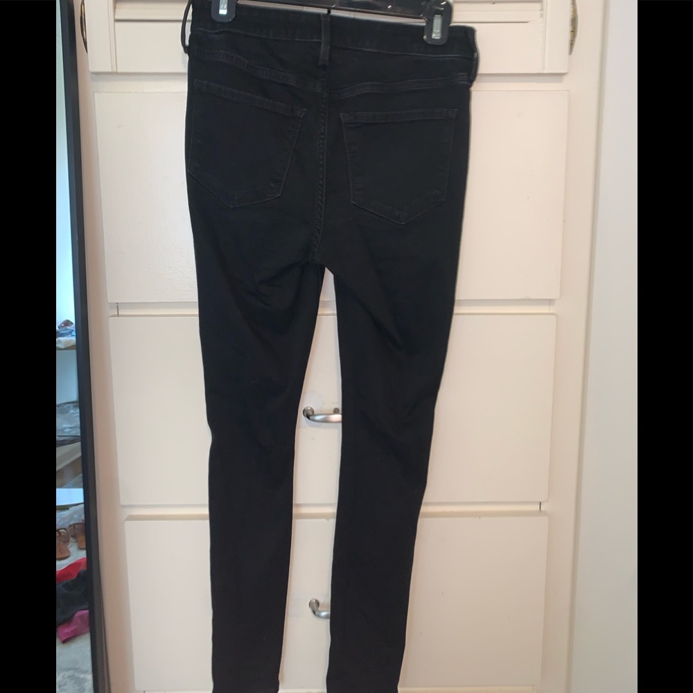 BLACK JEANS. RIPPED. - Picture 2 of 4